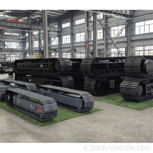 Traccia in gomma telaio e base di montaggio